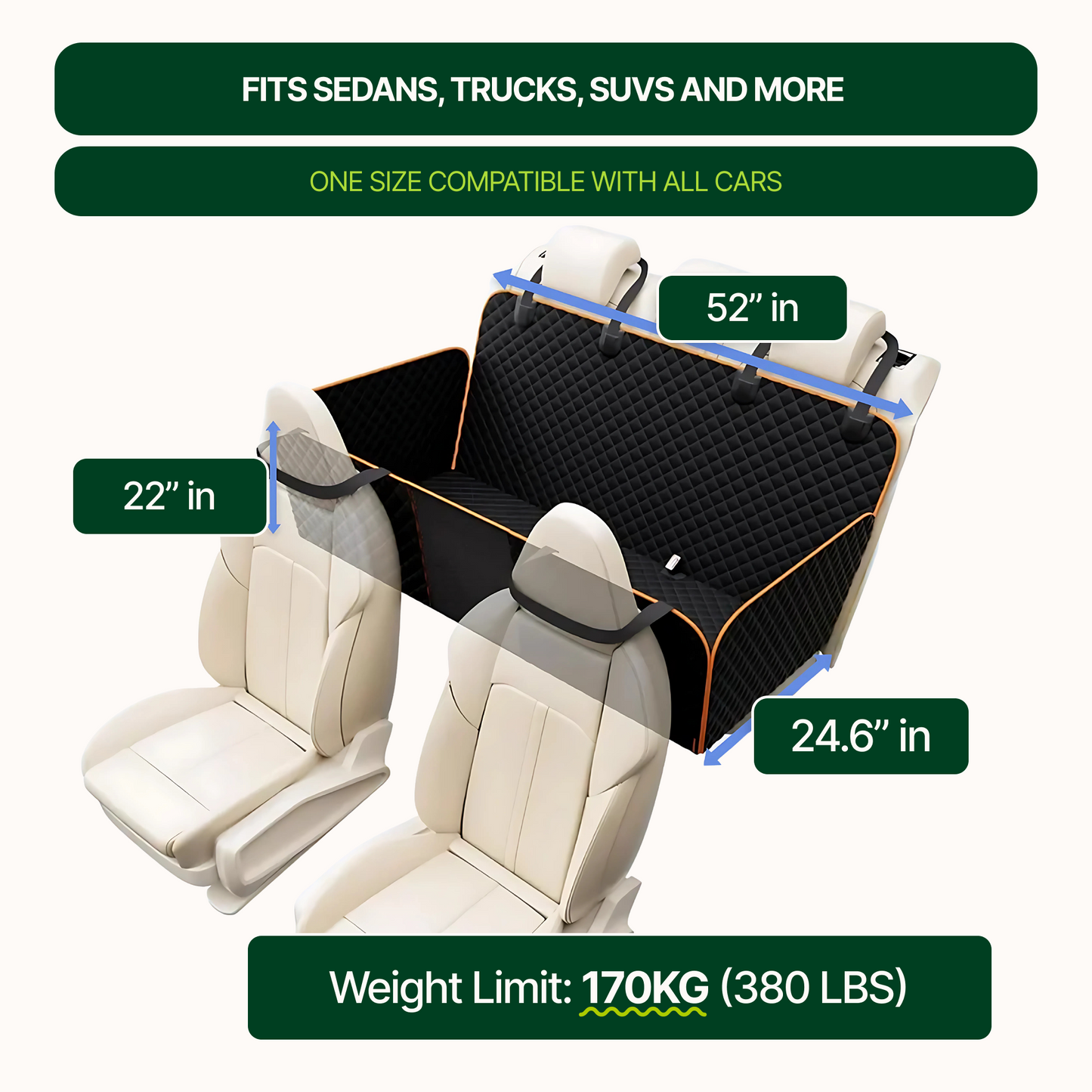 Hard bottom seat cover